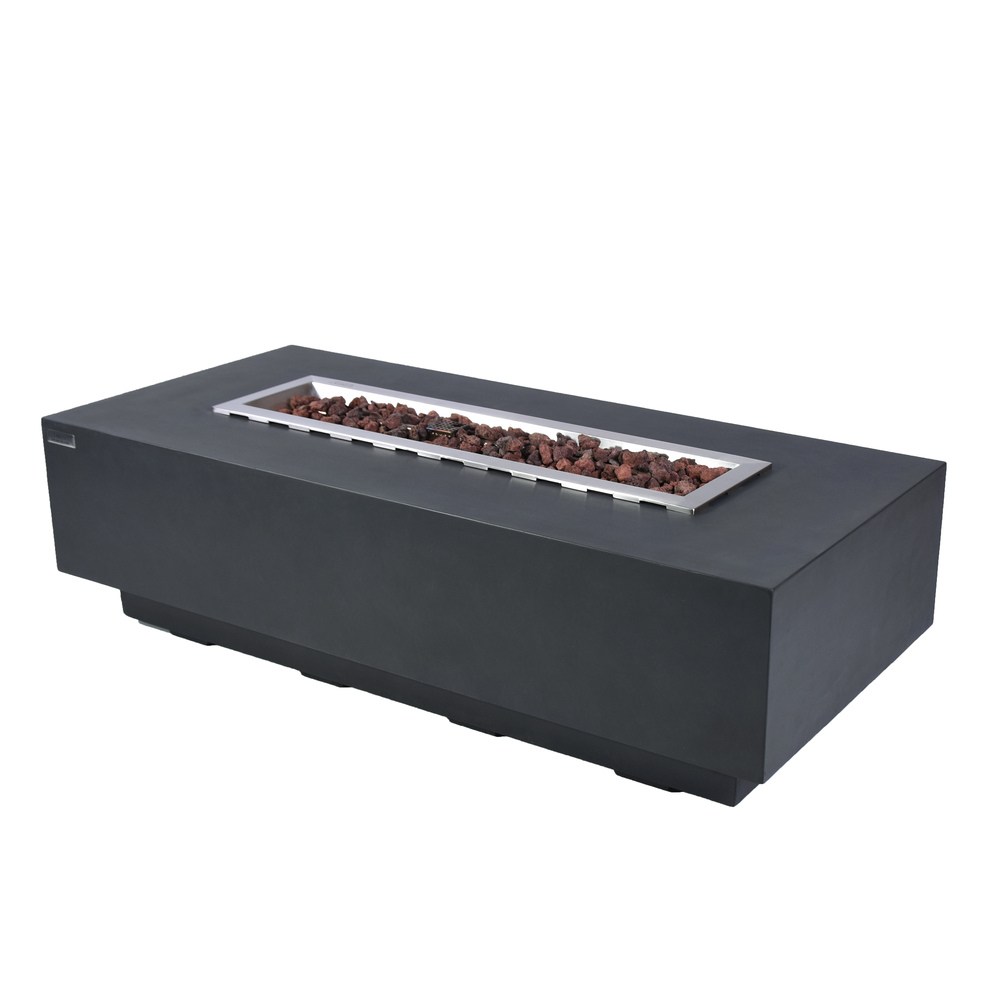 Elementi - Granville Fire Table - Dark Gray - LP