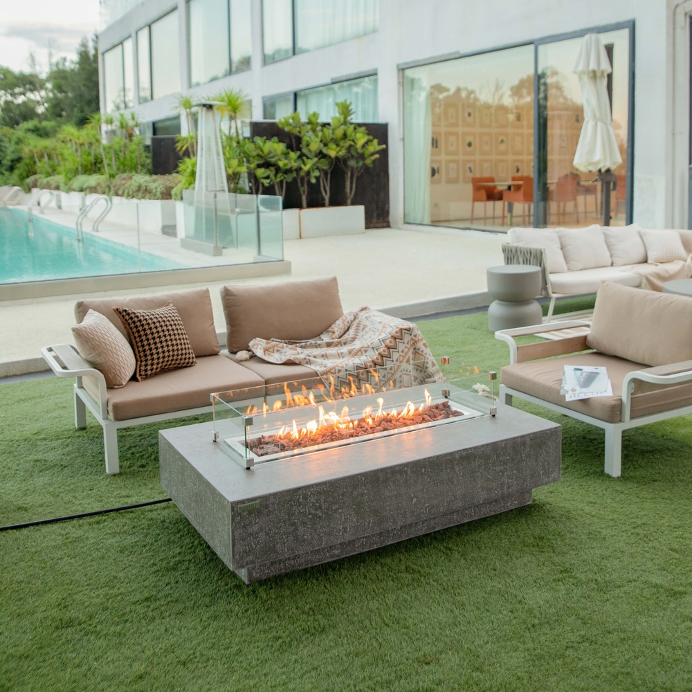 Elementi - Hampton Fire Table - Lp