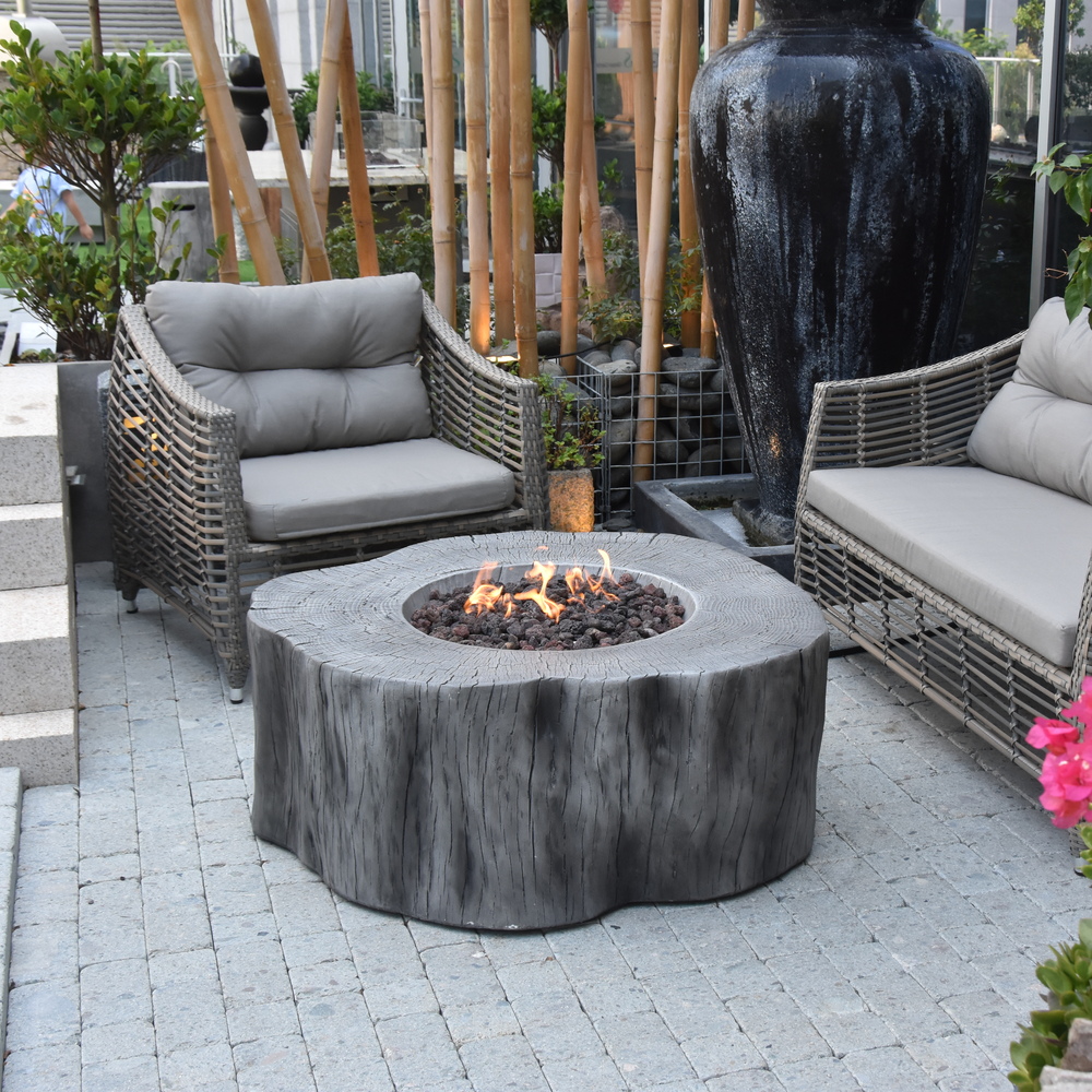 Elementi - Manchester Fire Table - Classic Gray - Lp