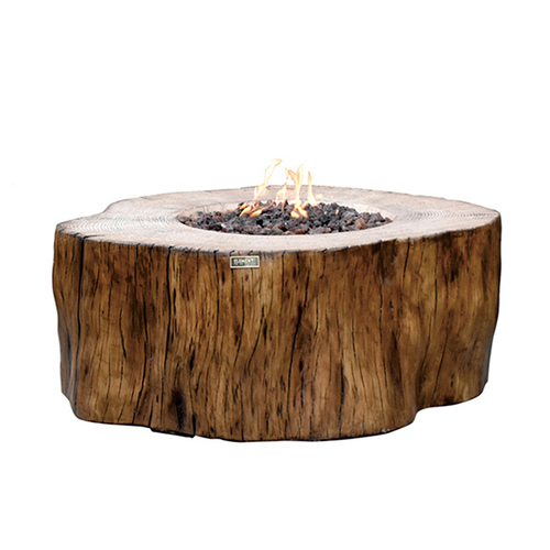 Elementi - Manchester Fire Table - Redwood - Lp