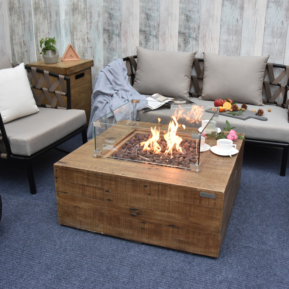Modeno - Wilton Fire Table Redwood - Lp
