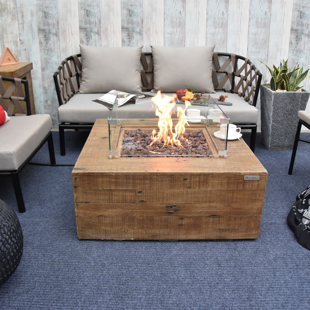 Modeno - Wilton Fire Table Redwood - Lp