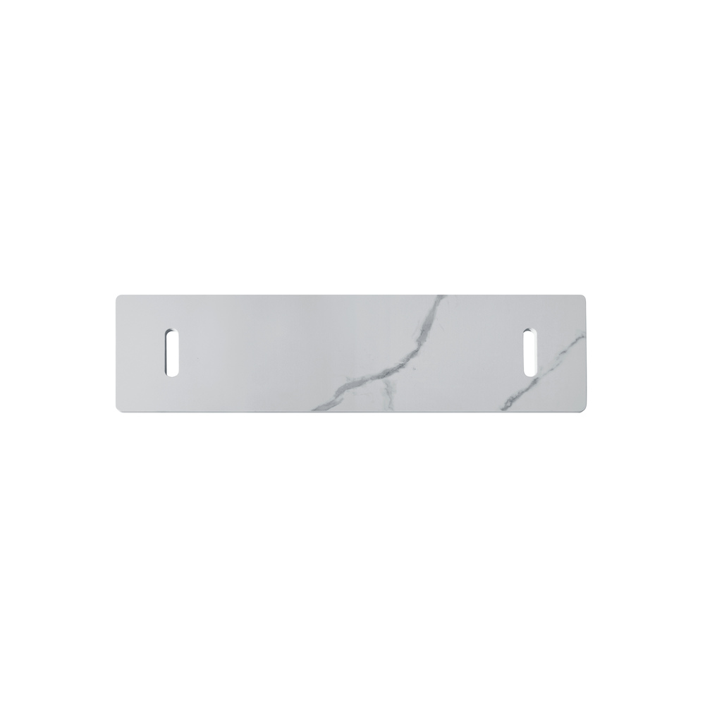 Elementi Plus - Athens Porcelain Top Fire Table - White Rectangle- Ng