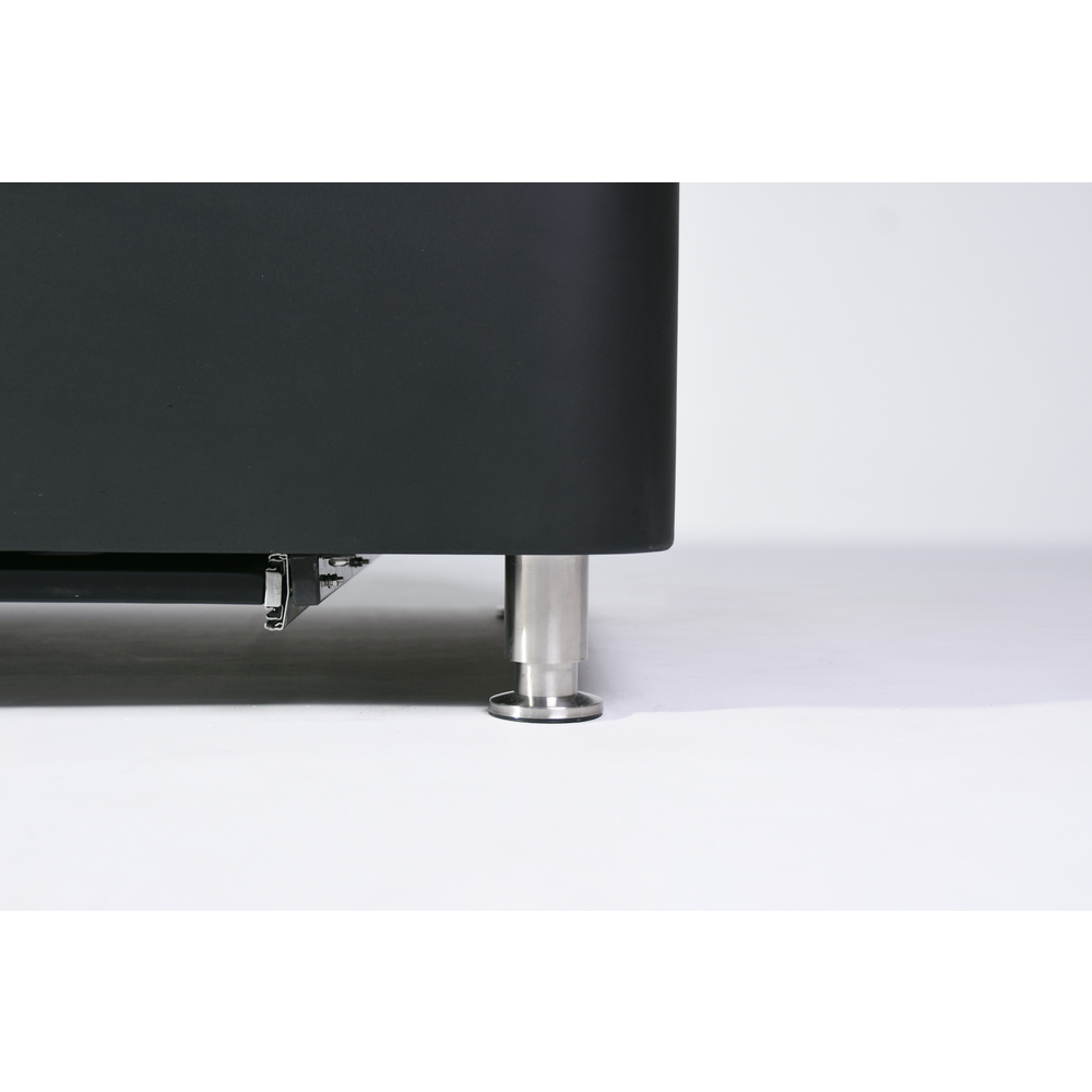 Elementi Plus - Valencia Porcelain Top Fire Table - Black Rectangle- Ng