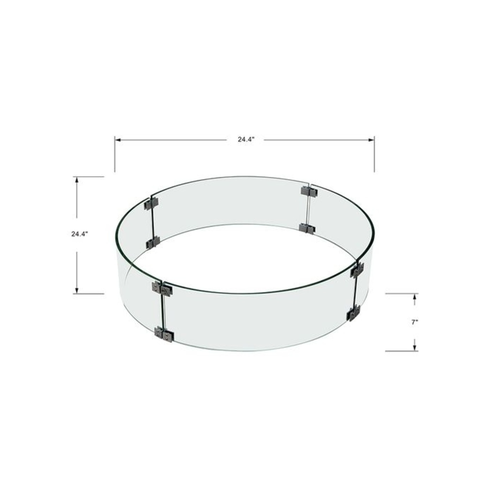 Windscreen - Small Round 24.4