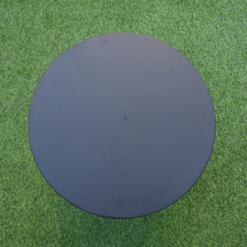 Modeno - Round Tank Cover - Smooth Finish - Black