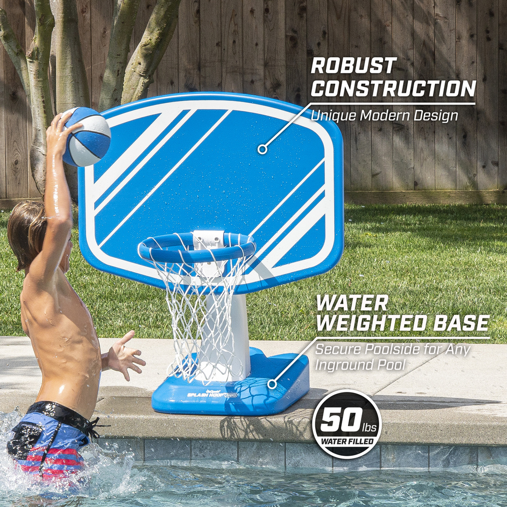 GoSports - Splash Hoop PRO Pool Basketball - Blue