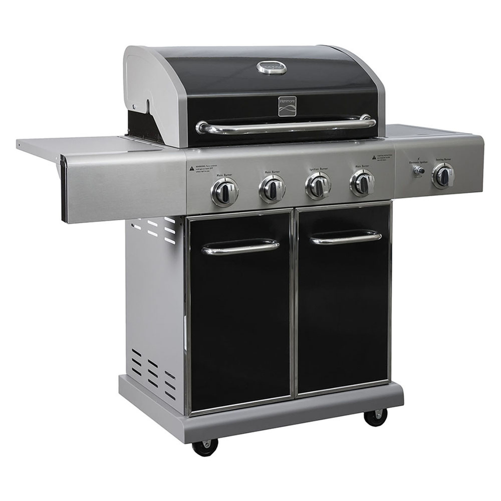 Kenmore - 4 Burner Gas Grill Plus Side Searing Burner