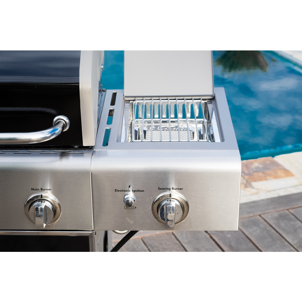 Kenmore - 4 Burner Gas Grill Plus Side Searing Burner