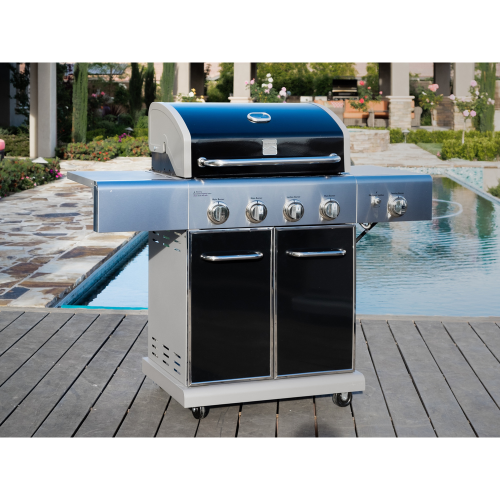 Kenmore - 4 Burner Gas Grill Plus Side Searing Burner