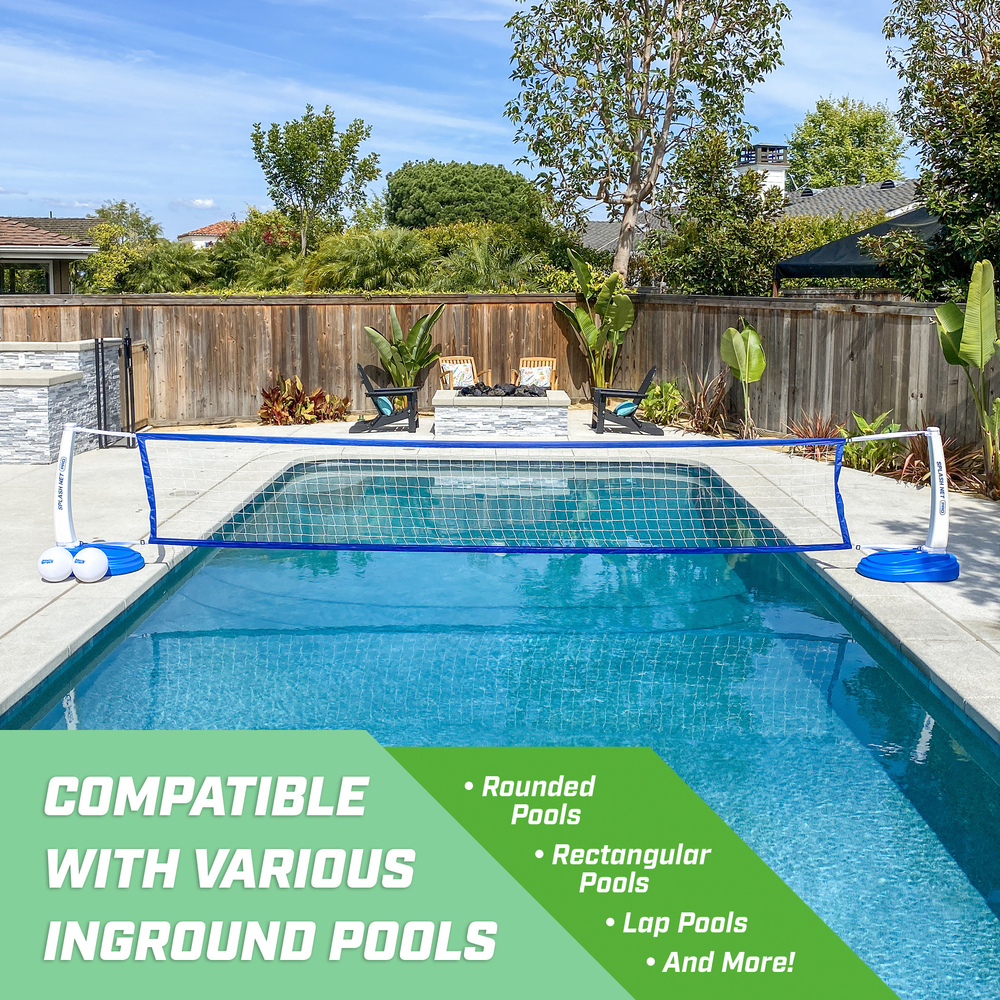 Gosports - Splash Net Pro Pool Volleyball Set - Blue