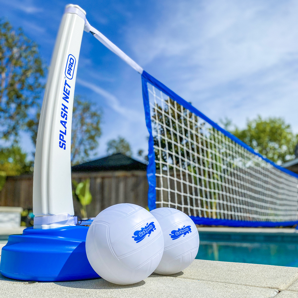 GoSports - Splash Net PRO Pool Volleyball Set - Blue