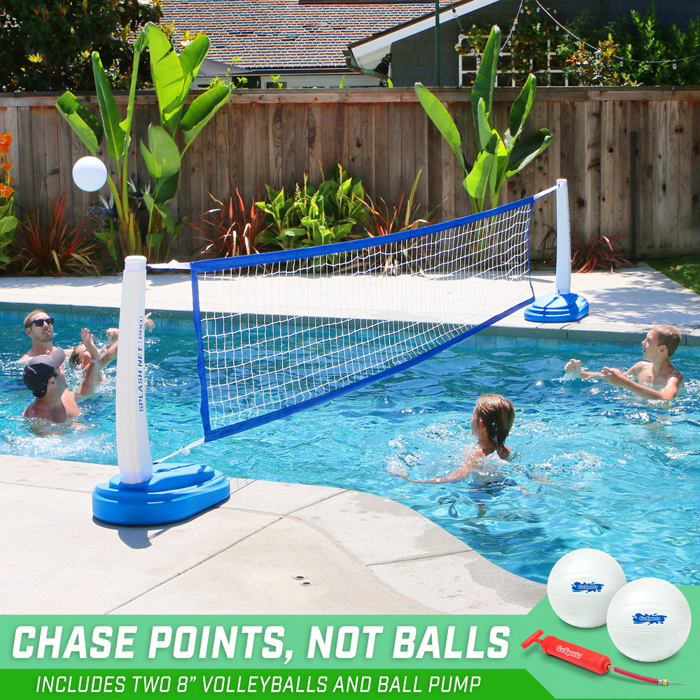 GoSports - Splash Net PRO Pool Volleyball Set - Blue