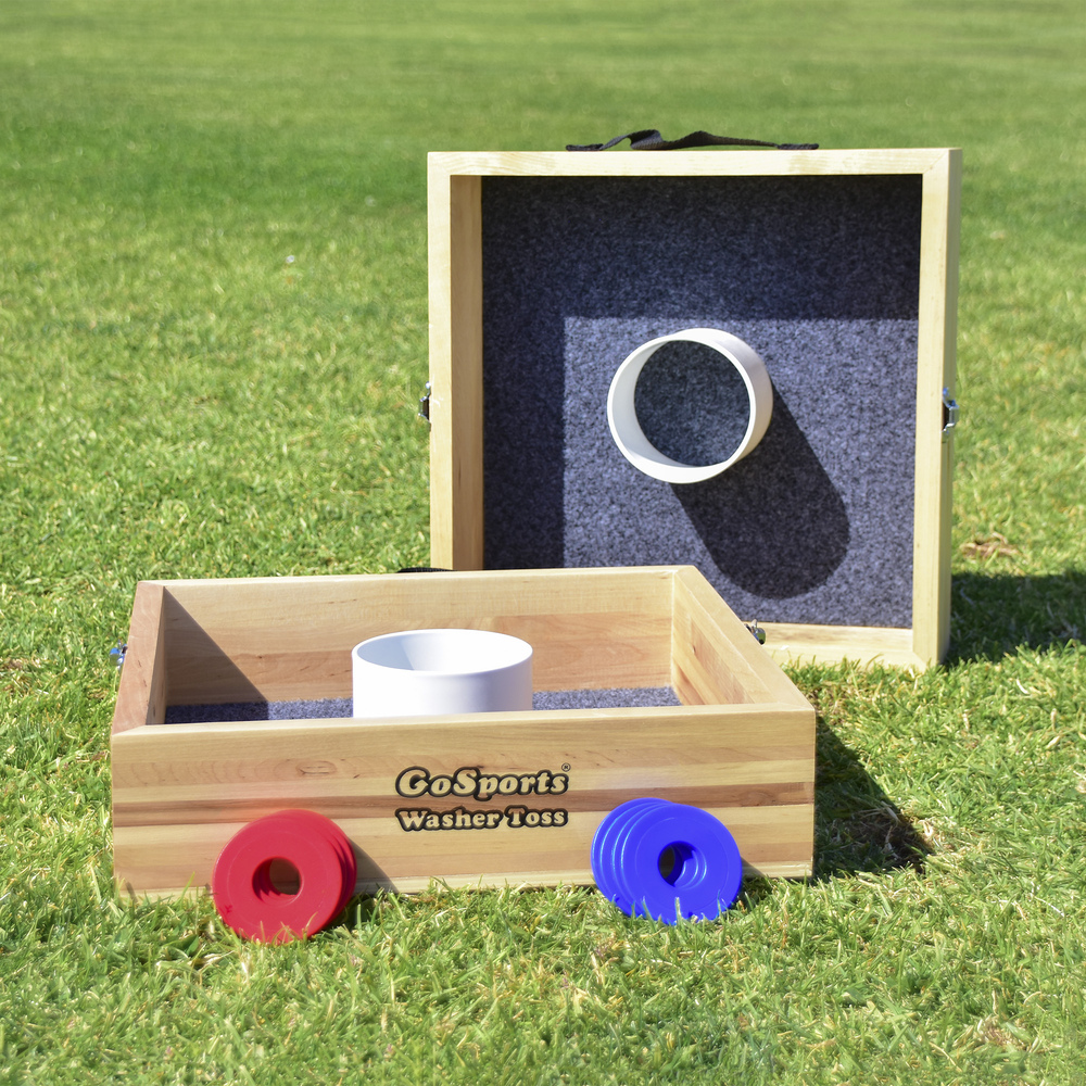 GoSports - Premium Birch Wood Washer Toss Game