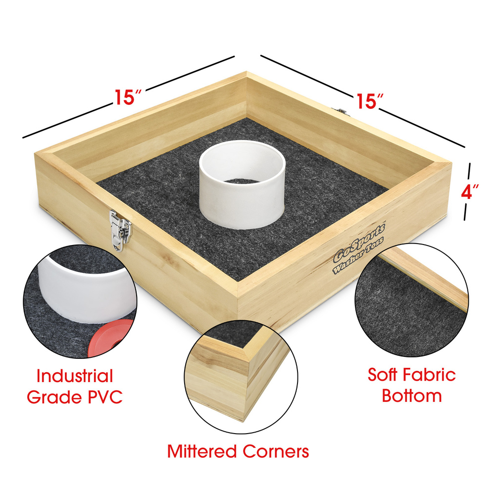 Gosports - Premium Birch Wood Washer Toss Game