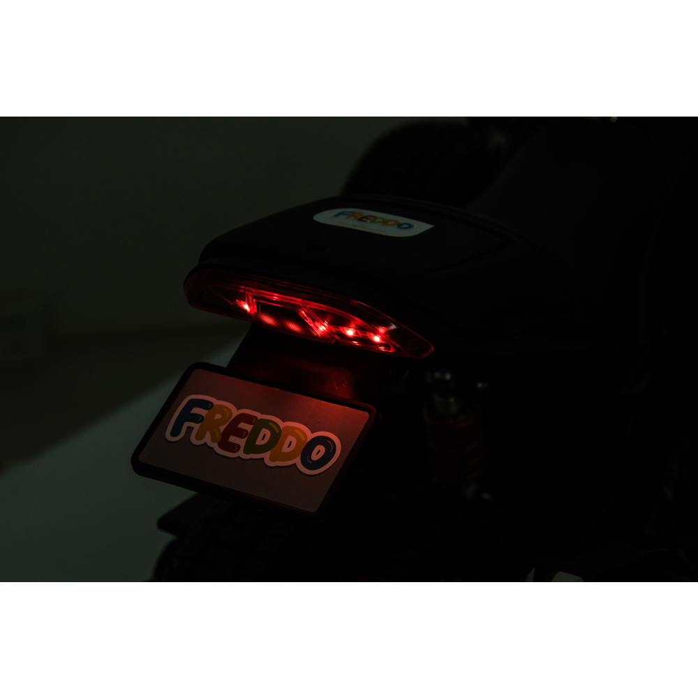 Freddo - Spider 3-wheel Motorcycle 2-seater - Black