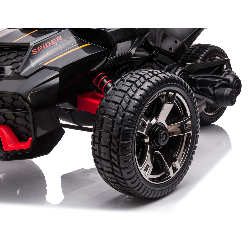 Freddo - Spider 3-Wheel Motorcycle 2-Seater - Black