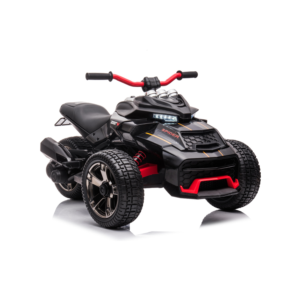 Freddo - Spider 3-Wheel Motorcycle 2-Seater - Black