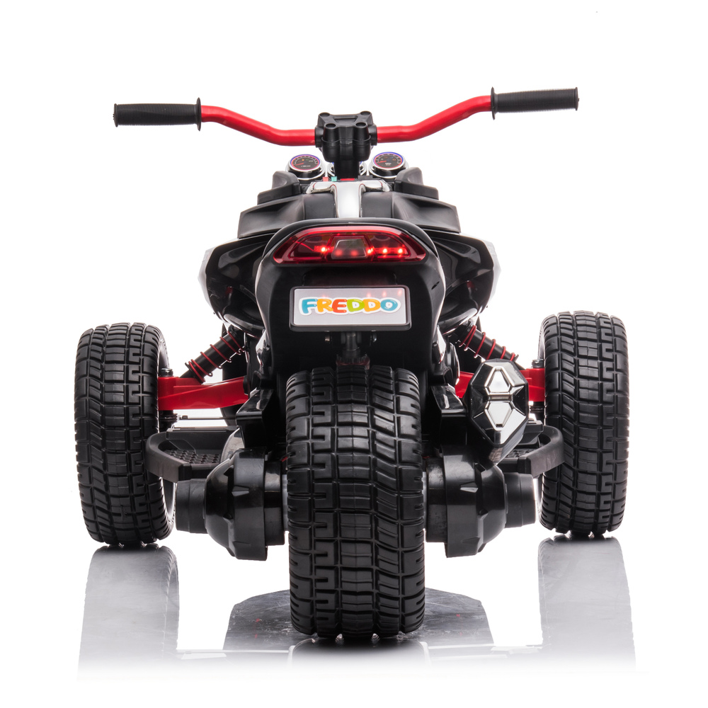 Freddo - Spider 3-wheel Motorcycle 2-seater - Black