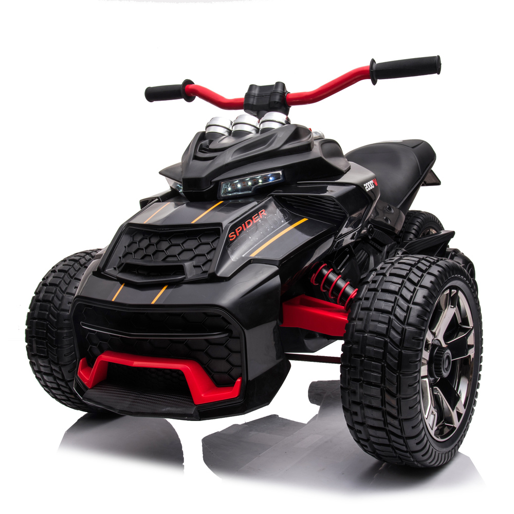 Freddo - Spider 3-Wheel Motorcycle 2-Seater - Black