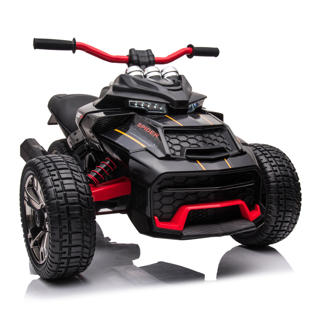 Freddo - Spider 3-Wheel Motorcycle 2-Seater - Black