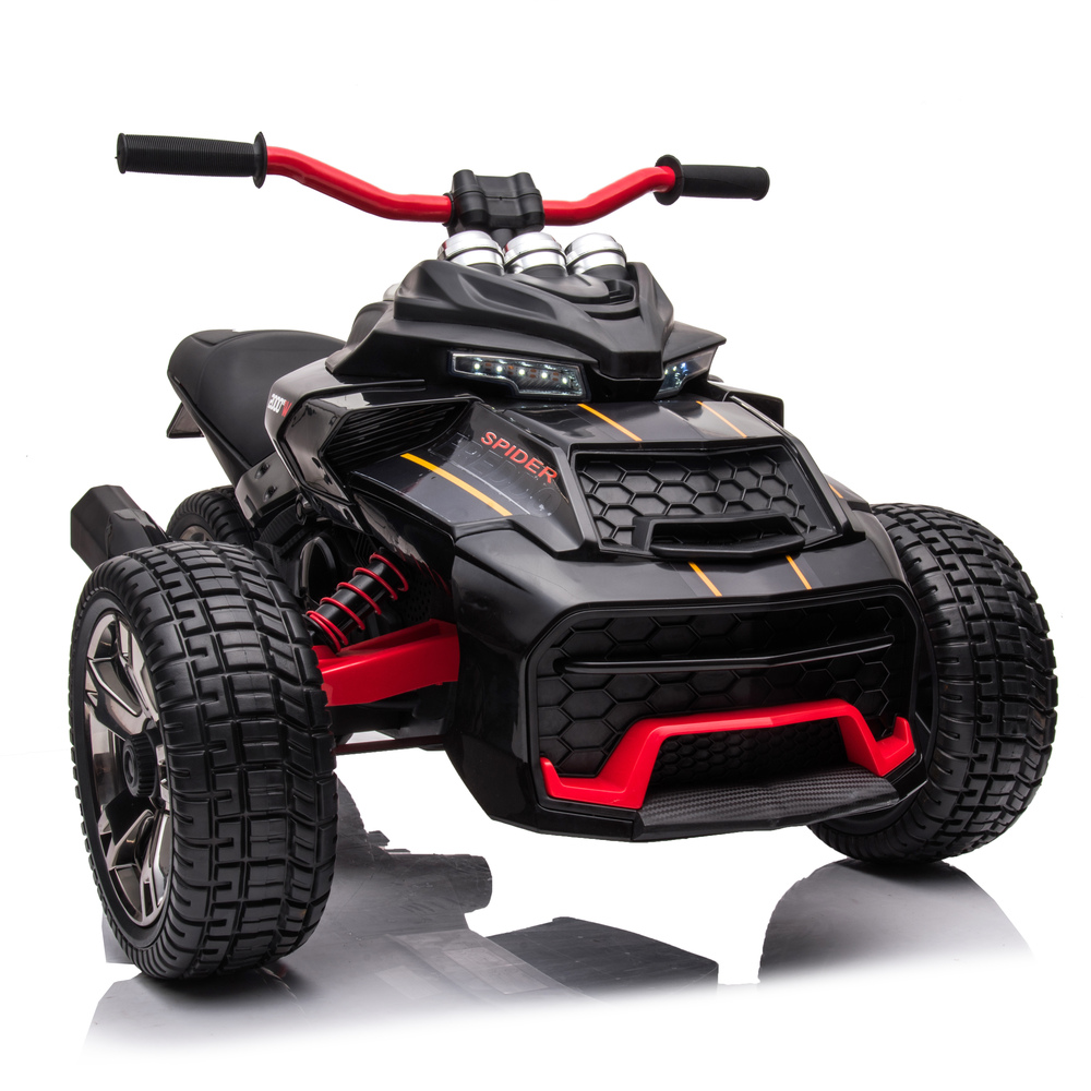 Freddo - Spider 3-wheel Motorcycle 2-seater - Black