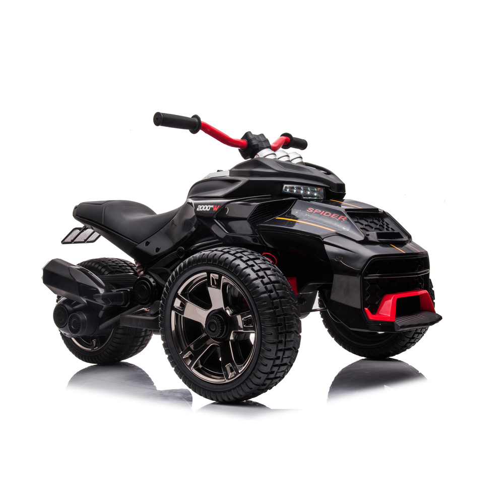 Freddo - Spider 3-wheel Motorcycle 2-seater - Black