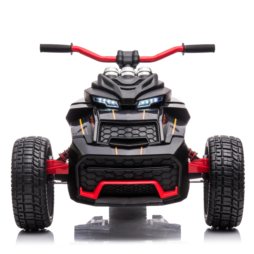 Freddo - Spider 3-wheel Motorcycle 2-seater - Black