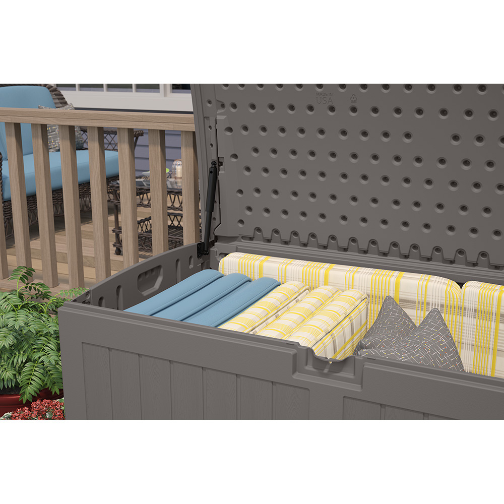 Suncast - 200 Gal Extra Large Deck Box - Stoney