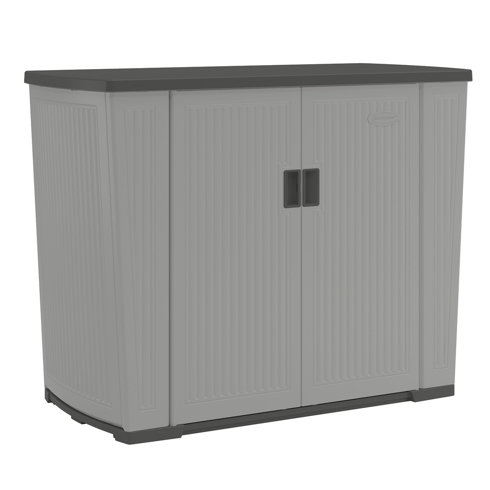 Suncast - 130 Gal. Backyard Oasis Storage Unit - Dove Gray