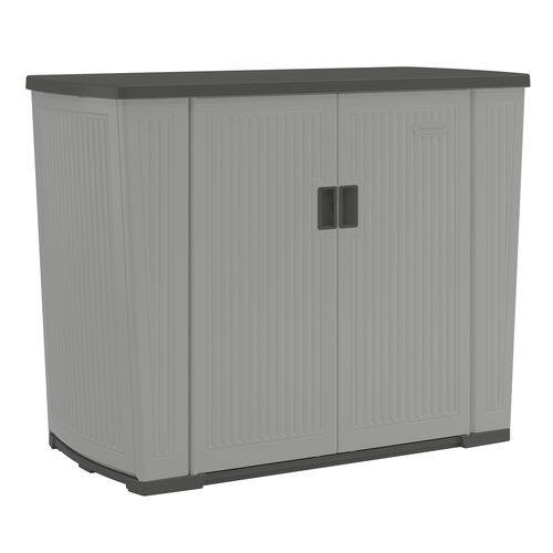 Suncast - 130 Gal. Backyard Oasis Storage Unit - Dove Gray