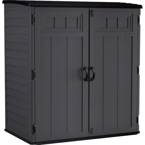 Suncast - Xl Vertical Shed 106 Cu. Ft. - Peppercorn