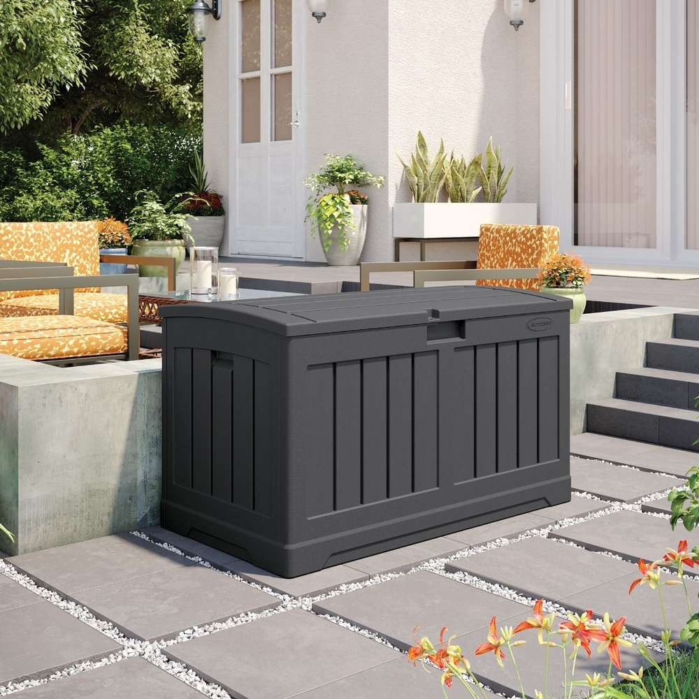 Suncast - 50 Gal Deck Box - Peppercorn
