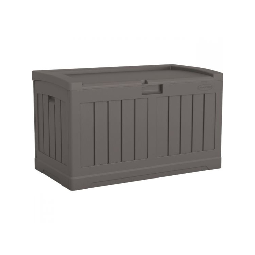 Suncast - 50 Gal Medium Deck Box W/seat - Stoney