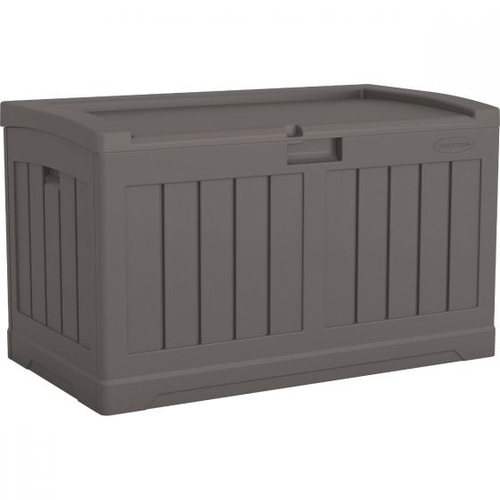 Suncast - 50 Gal Medium Deck Box W/seat - Stoney