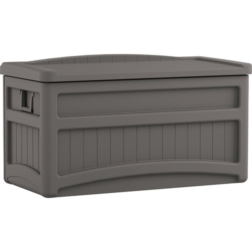 Suncast - 73 Gal Medium Deck Box W/seat - Stoney
