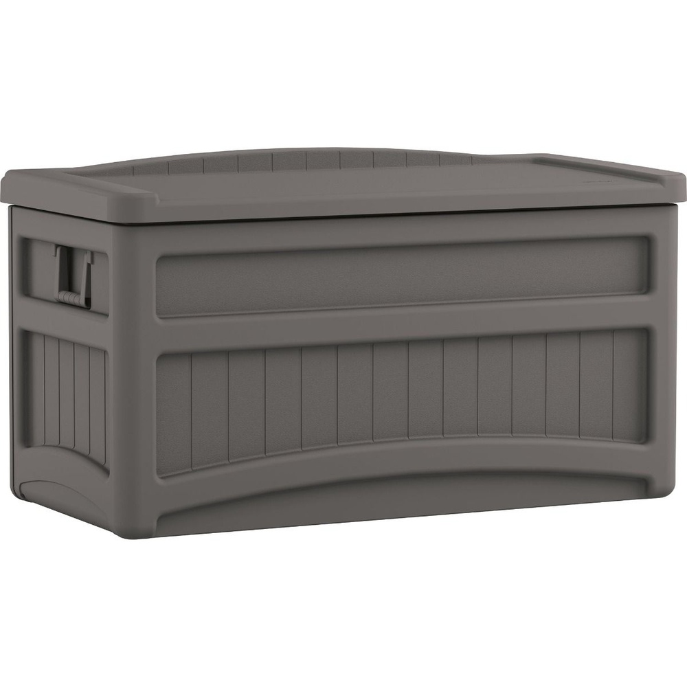 Suncast - 73 Gal Medium Deck Box W/seat - Stoney