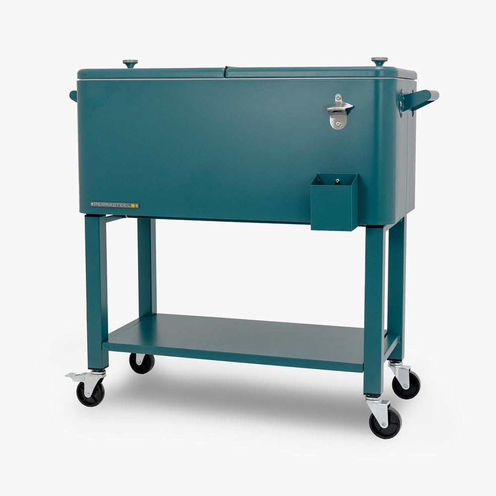 Permasteel - 80qt Patio Cooler W/removeable Basin - Teal