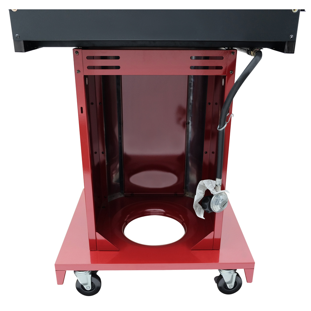 Kenmore - 3 Burner Pedestal Gas Grill - Red