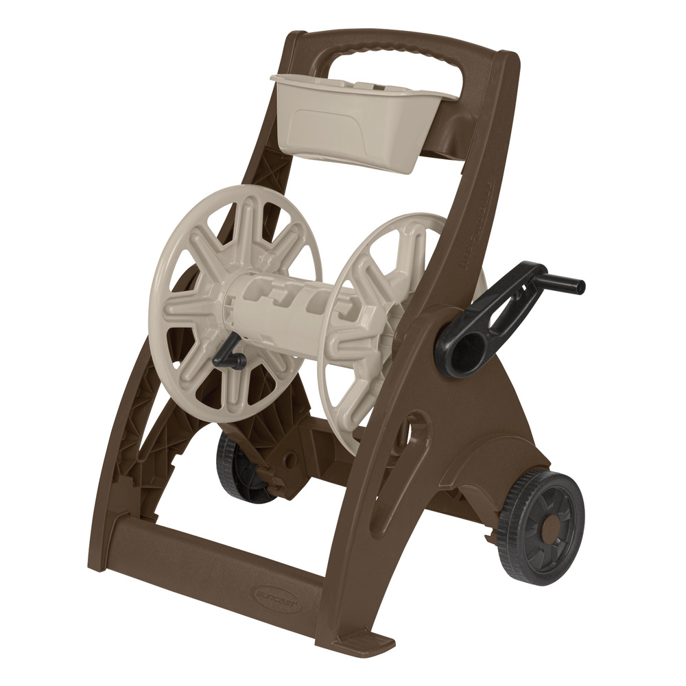 Suncast - 225 Ft Hosemobile® Hose Reel Cart S/bin - Mocha