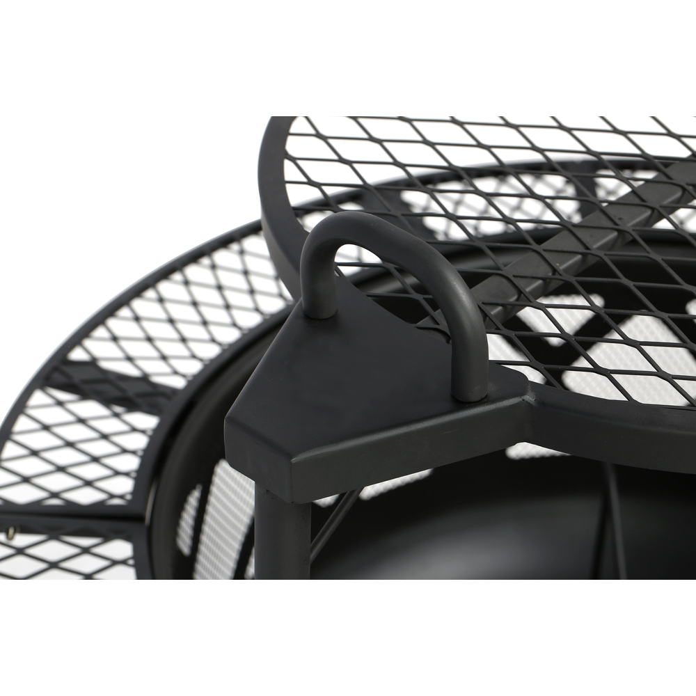 Shinerich - 24” Fire Pit With Grill