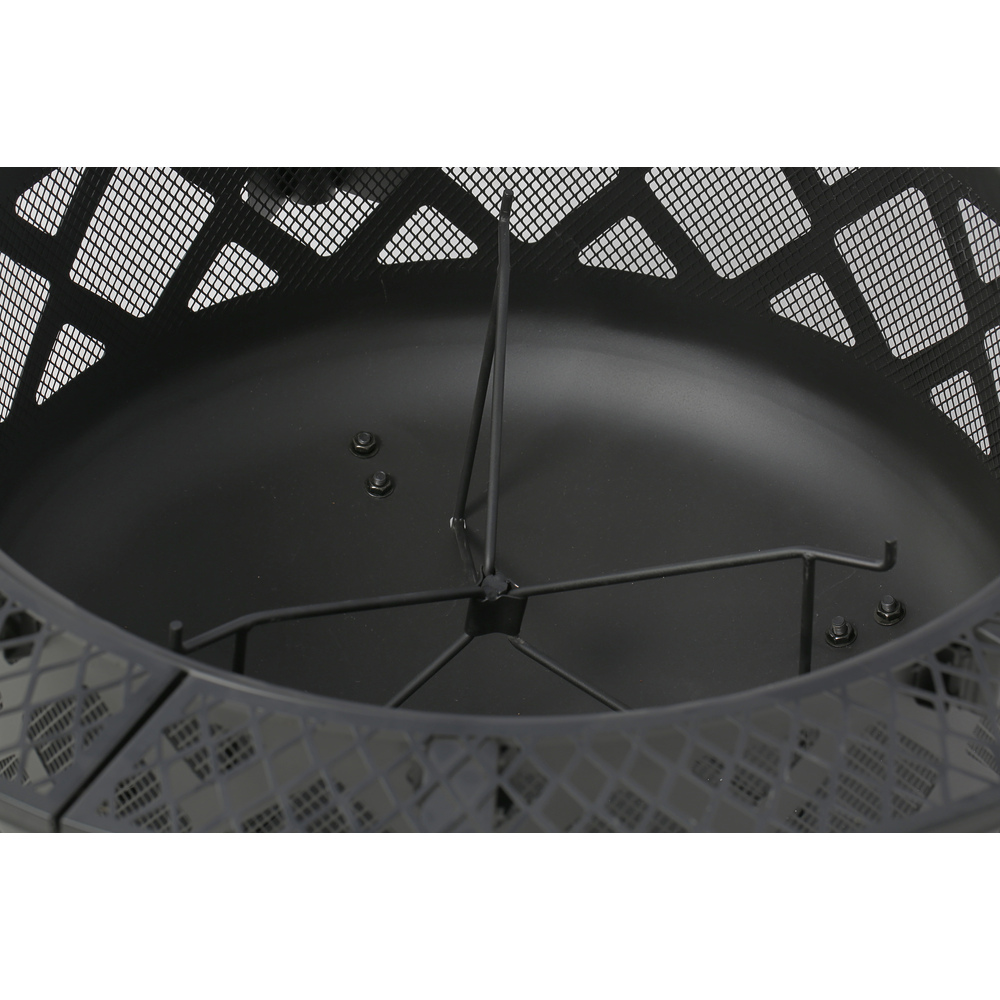 Shinerich - 24” Fire Pit With Grill