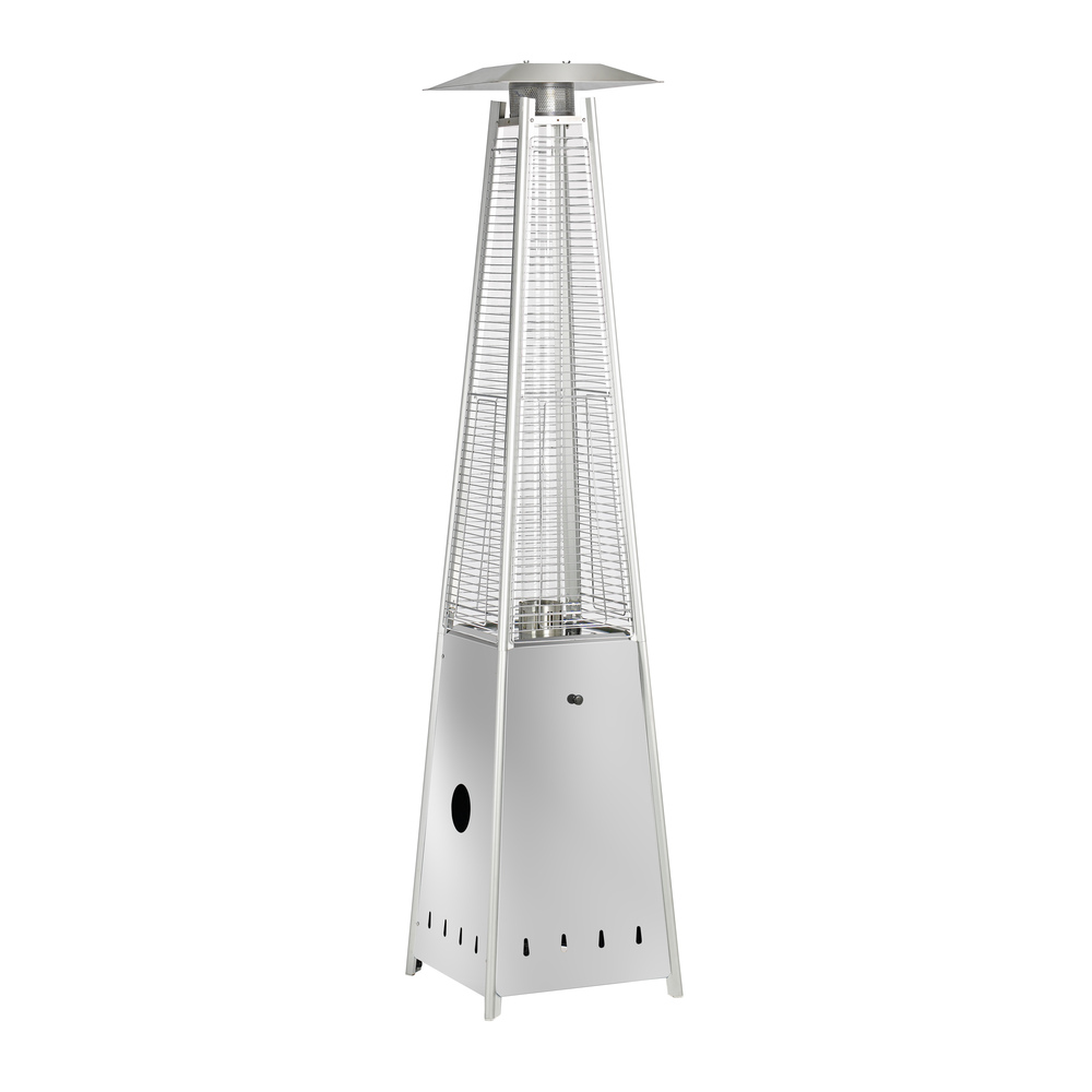 Shinerich - Pyramid Style Patio Heater - Stainless Steel