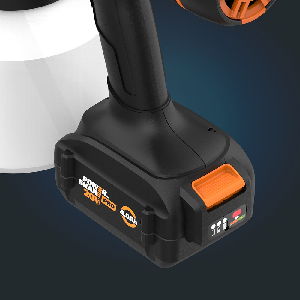 Worx - 20v Nitro Cordless Paint Sprayer With Brushless Motor