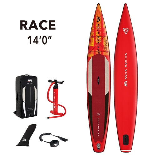 Aqua Marina - Race 14' Racing Inflatable Stand Up Paddle Board (isup)