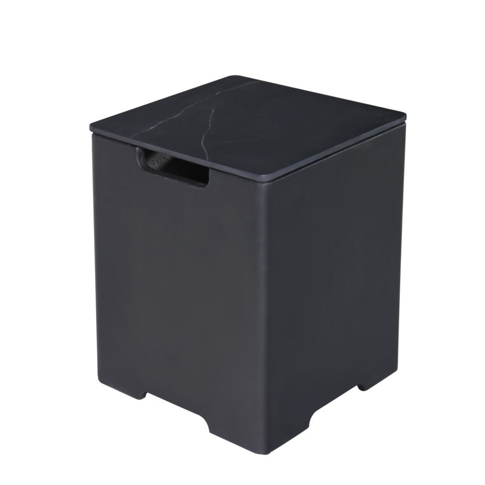 Elementi Plus - Tank Cover - Porcelain Top - Black (ONB02-101BB)