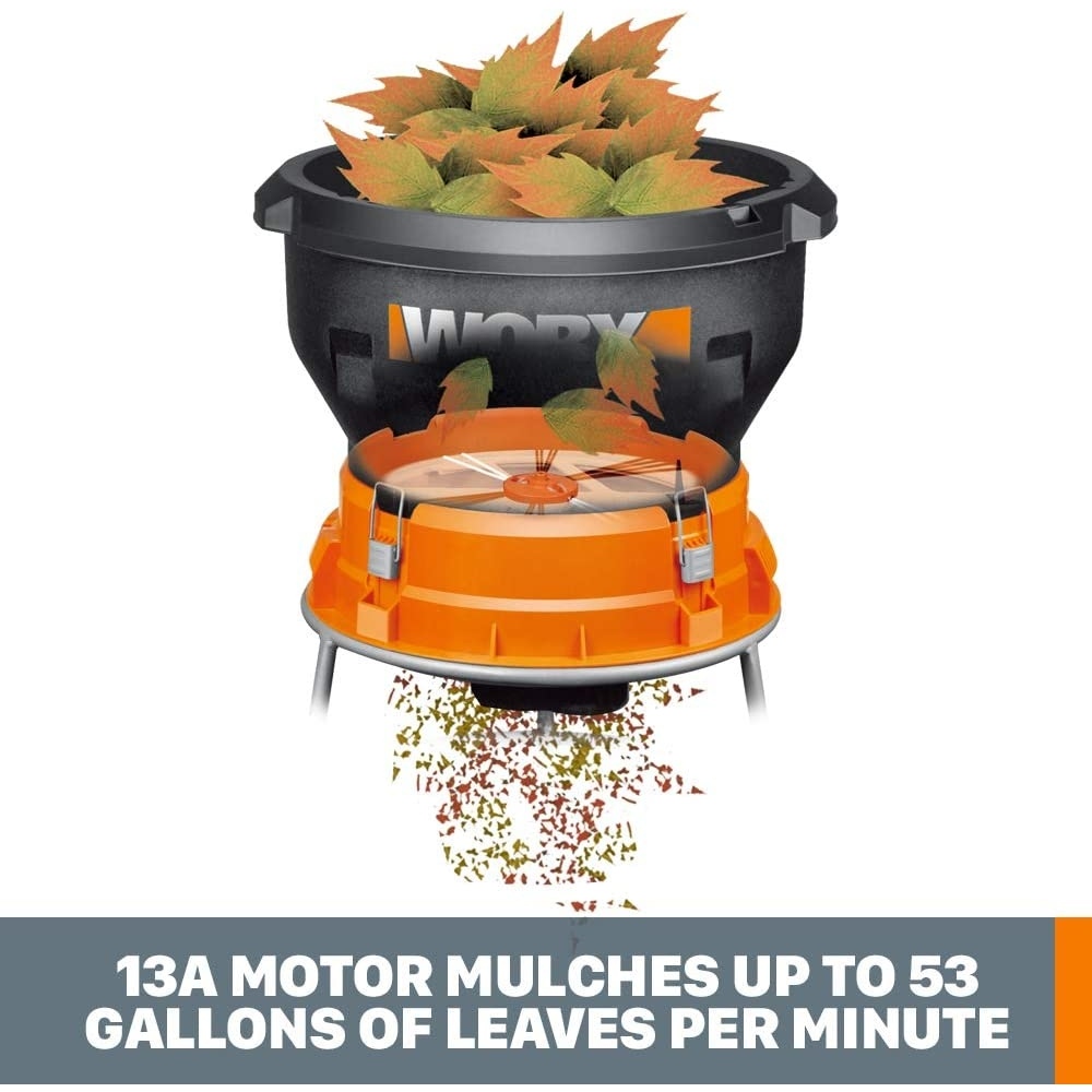 Worx - Leaf Mulcher, 13.0 Amp