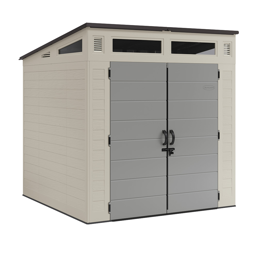 Sheds Suncast Modernist® 7' x 7' Storage Shed Vanilla/Gray BMS7781