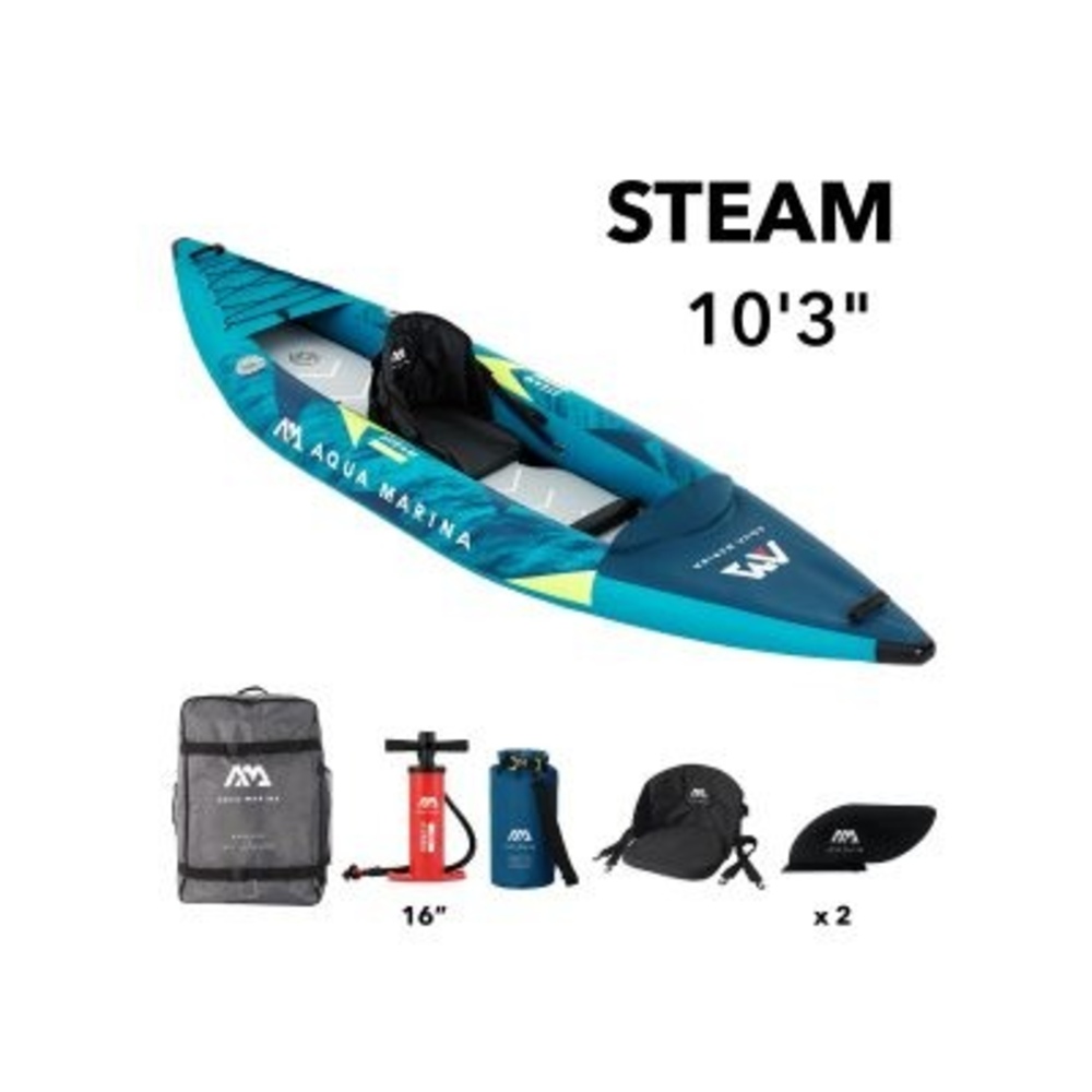 Aqua Marina - 2022 Steam-312 Versatile/whitewater 1-person Kayak