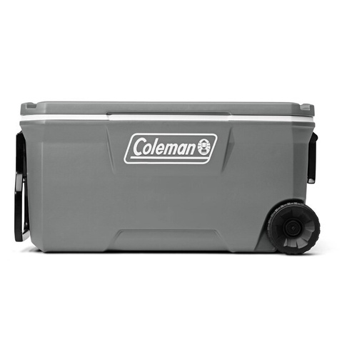Coleman - 100 Qt Wheeled Cooler 6-Day Ice Retention - Gray